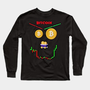 Bitcoin Changing the World Empowering Individuals Long Sleeve T-Shirt